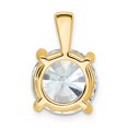 thumbnail image 3 of Auriga Fine Jewelry 14K Yellow Gold LG Diamond 5 ct Round 4 Prong Pendant for Women (Clarity- VS/SI, Color- FGH), 3 of 6