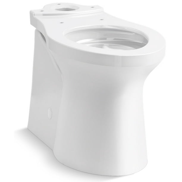 Kohler K-20485 Irvine Elongated Chair Height Toilet Bowl Only - White ...