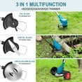 thumbnail image 2 of Electric Weed Wacker with Fast Charger, 3-in-1 Cordless Weed Eater, Adjustable Height Brush Cutte, Cordless Weed Wacker with 2 Batteries 1 Charger and 16 Cutting Blades for Lawn Yard Garden, 2 of 6