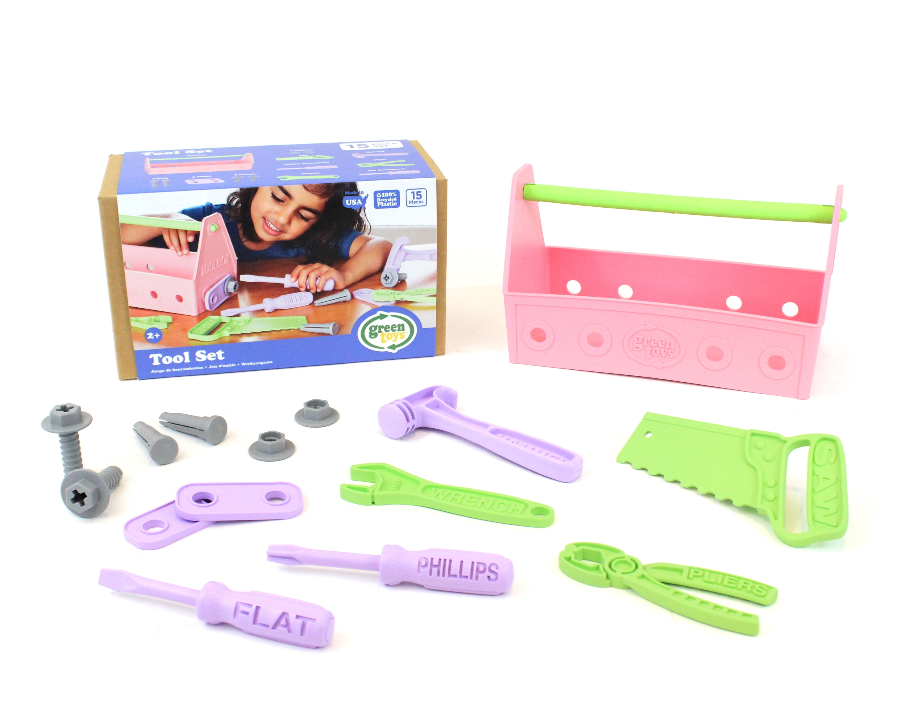 Green Toys Tool Set - Pink
