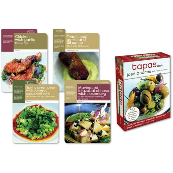 Pre-Owned Tapas Deck: 50 Little Dishes that Capture the Essence of Spanish Cooking, 9780307393616, 0307393615, Paperback,