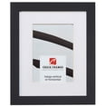 thumbnail image 1 of Craig Frames Essentials, Modern 1 Inch Wide 16 x 22 Inch Black Picture Frame Matted to Display a 12 x 18 Inch Photo, 1 of 4