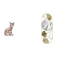 thumbnail image 1 of Figura de escritorio,Estatua de gato en estante,escritorio,oficina,decoración del hogar,Espejo de pared,Espejo decorativo nórdico para colgar en la pared,Espejos de pared metálicos, 1 of 8