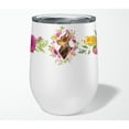 thumbnail image 4 of Carolines Treasures CK4138TBL12 Doberman Pinscher Pink Flowers Stainless Steel 12 oz Stemless Wine Glass 12 oz, 4 of 4