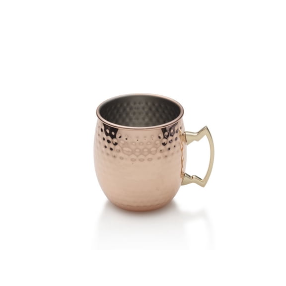 Houdini 18-ounce Stainless Steel Copper Plated/Hammered Moscow Mule Mug