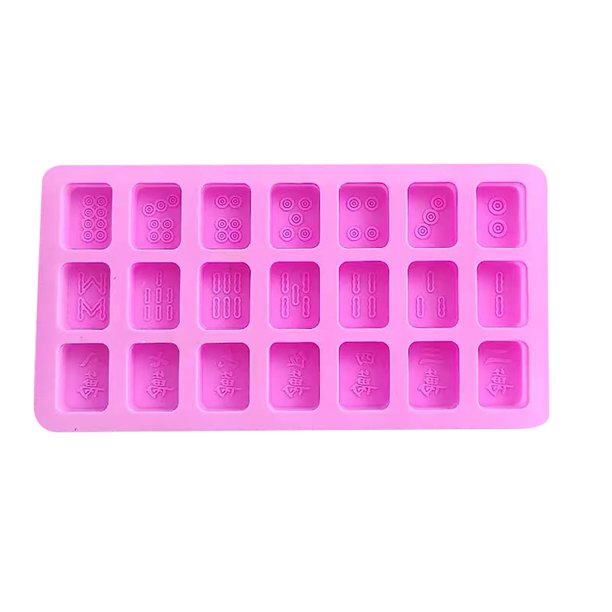 Creative Mahjong And Dice Epoxy Resin Casting Molds Resin Silicone Molds For DIY Craft Project