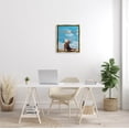 thumbnail image 2 of Stupell Industries Nantucket Summer Beach Girl Graphic Art Metallic Gold Floating Framed Canvas Print Wall Art, Design by Amelia Noyes, 2 of 8