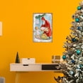 thumbnail image 4 of 12x8 Inch Vintage American Santa Claus Tin Wall Art for Christmas - Unframed Retro Metal Decor Perfect for Enhancing Holiday Atmosphere in Living Rooms or Offices, 4 of 6