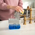 thumbnail image 4 of S&T INC. Countertop Dish Soap Pump Dispenser and Sponge Caddy for Kitchen Sink, Silver (329201), 4 of 6