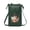 Deep Green, variant on Casual Women Lightweight Bag Star Print Small Crossbody Soft PU Leather Perfect Gift