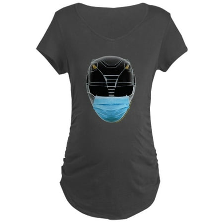 

CafePress - Power Rangers Black Rang Women s Maternity T Shirt - Maternity Dark T-Shirt