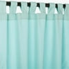 Sunbrella Canvas Glacier Outdoor Curtain with Tabs 50 in. x 108 in