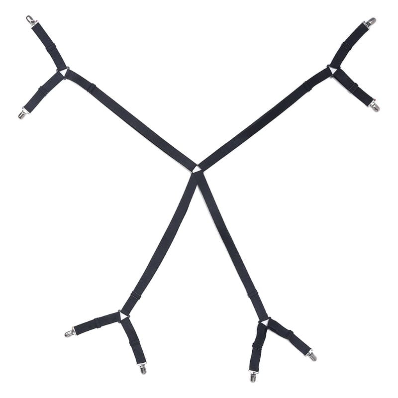 Bed Suspender Crisscross 2 Ways-Adjustable Long Gripper/Strap/Holder/Fastener. 