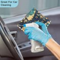 thumbnail image 4 of Yayeee 6 Pack Kitchen Dish Cloths Set for Washing Soft Drying Absorbent Microfiber Towels, Green Peacock Pattern, 4 of 9