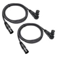 thumbnail image 1 of Cable XLR Divinal XLR hembra en ángulo recto a XLR macho recto, 1 of 8