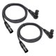 thumbnail image 1 of Cable XLR Divinal XLR hembra en ángulo recto a XLR macho recto, 1 of 8