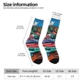 thumbnail image 2 of Vsdgher Tropical Vacation Essentials Crew Socks for Men & Women, Breathable Casual Athletic Ankle Socks, 2 of 6