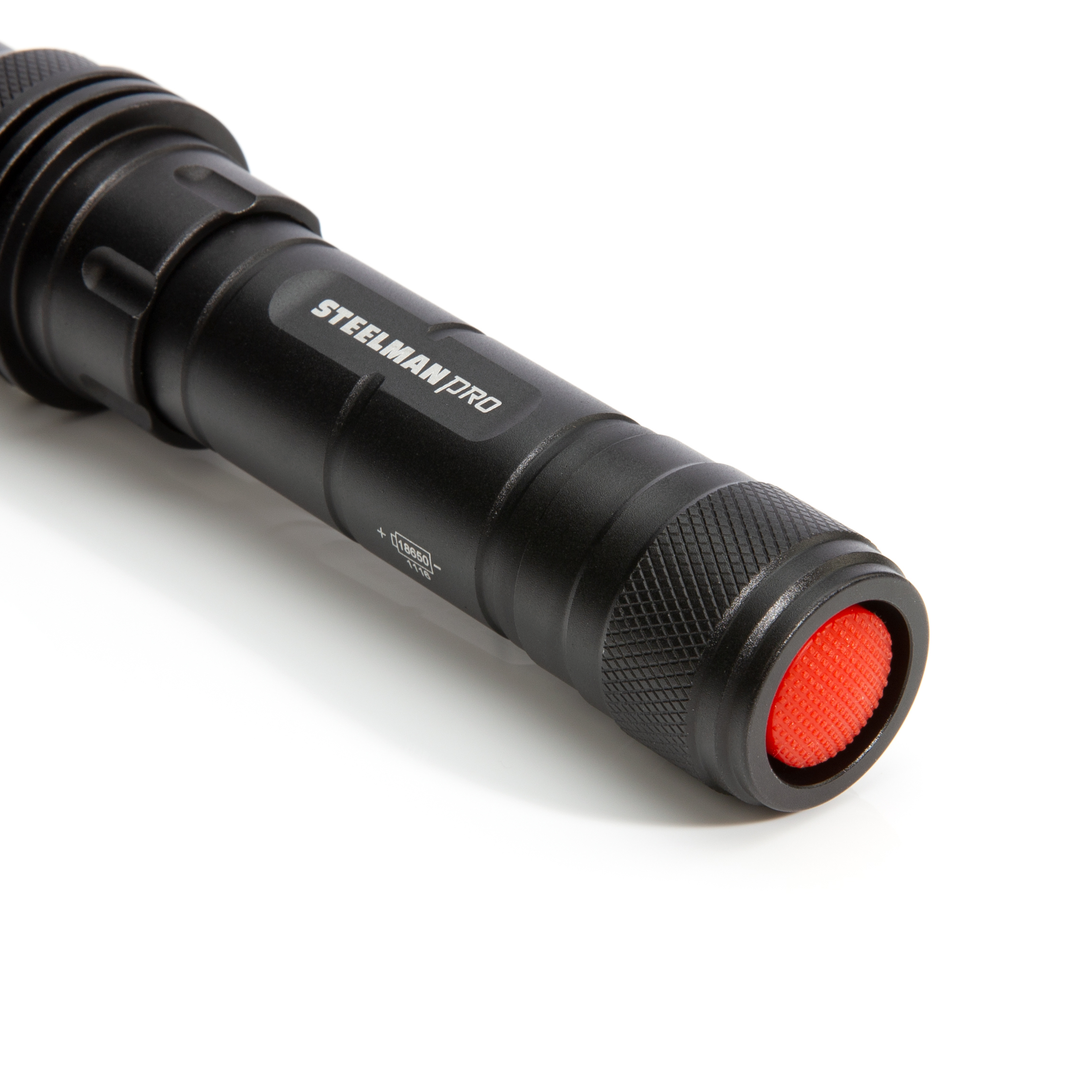 STEELMAN PRO 96883 700 Lumen CREE LED Rechargeable Tactical Flashlight; with additional UV Head; High, Low, and Strobe modes; IPX4 Water-resistant rated - image 2 of 8