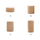 thumbnail image 4 of Seitruly 6pcs/set Ajuste ajustable y fácil de usar - Vendaje elástico adhesivo para deportes Construcción duradera Ayudas para vestirse con gancho de botón color de tez 5 cm * 4.5 m, 4 of 6