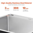 thumbnail image 3 of VEVOR 33" Kitchen Sink Top Mount Single Bowl Drop-In Basin Stainless Steel Bar, 3 of 9