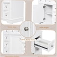 thumbnail image 3 of White 36 Inch Bathroom Vanity Cabinet Base with Storage Drawers, No Top Sink Included, 3 of 10