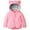 Hot Pink, variant on Baby Toddler Boys Girls Fleece Jacket with Hood Zip Up Cute Bear Coats for Newborn Boys Girls Fuzzy Winter Jacket with Ear (Hot Pink,18-24 Months)