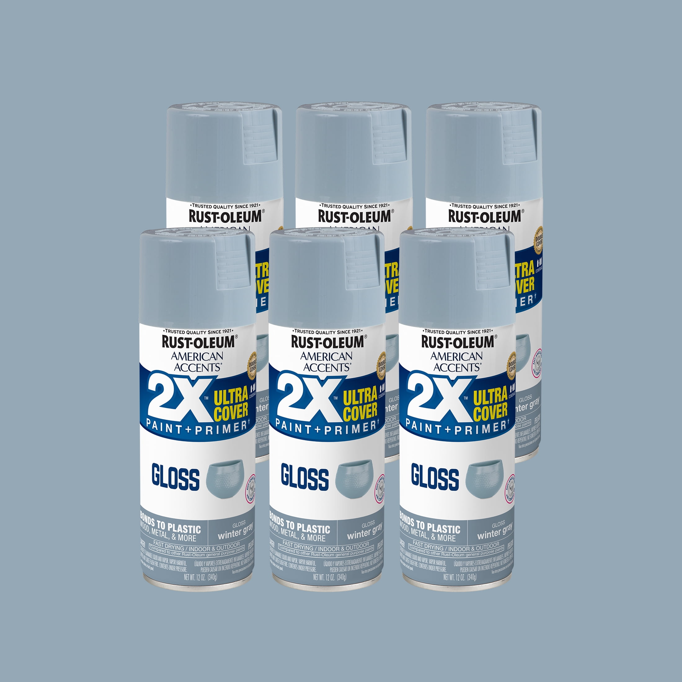 12 oz Rust-Oleum Brands 249119 Candy Pink Ultra Cover 2X Enamel