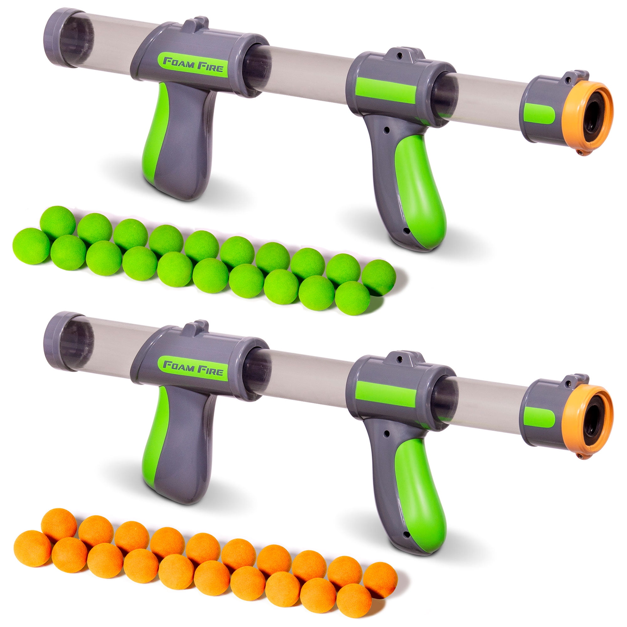 GoSports Official Foam Fire Toy Blasters with 40 Foam Ammunition Balls