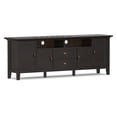 thumbnail image 6 of Simpli Home Redmond 72 inch Wide Solid Wood TV Stand in Hickory Brown For TVs up to 80 inches, 6 of 12