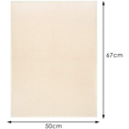 thumbnail image 4 of 8X Punch Needle Cloth Fabric, Needlework Embroidery Fabric for Punch Needle and Rug-Punch, 26.4 X 19.6 Inch,8 x Punch Needle Cloth,Beige, 4 of 7