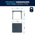 thumbnail image 6 of Flash Furniture Mindy 5-Piece Folding Table and Chairs Set – Portable Activity Table for Daycare, Classrooms & Playrooms, Navy, 6 of 13