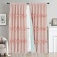 thumbnail image 1 of HIG Cortinas Blackout Uptown con Estampado Moderno en Tonos Durazno Liso, con Bolsillo para Barra, 137 x 213 Cm (2 Paneles), 1 of 7