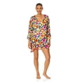 thumbnail image 3 of Anne Cole womens  Bell Sleeve Flounce Tunic, XS/S, 3 of 4