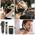 thumbnail image 5 of HIENA PRO Professional Hair Clippers Men Cordless Beard Trimmer Rechargeable Foil Shaver for Men Hair Cutting Kit for Barber Set with LED Display, 5 of 6