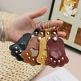 thumbnail image 6 of Portable Pet Furs Souvenir Holder Keychain Durable PU leather Cats Dogs Memorial Accessory Pet Memorial Key Chain, 6 of 9