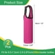 thumbnail image 2 of 2 piezas Funda Portabotellas de Neopreno, Bolsa Portabotellas de Vidrio Aislante de 15.5-20oz, Funda Colapsable para Botella de Bebida con Asa, Rosa Rojo, 2 of 7