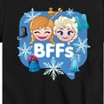 thumbnail image 3 of Disney Emoji - Anna Elsa Bffs - Toddler And Youth Short Sleeve Graphic T-Shirt, 3 of 5