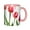 Pink, variant on Watercolor Flower Pattern Coffee Mug Fun Custom Ceramic Mugs 11oz Black