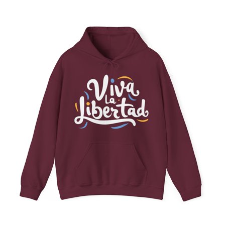 Viva La Libertad Javier Milei Graphic Hoodie Sweatshirt, Sizes S-5XL