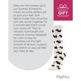thumbnail image 7 of MeMoi Women's Holiday Scotties & Presents Crew Socks - Womens - Female, 9-11, Winter White, 7 of 7