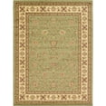 thumbnail image 1 of Unique Loom Voyage Intricate Design Rug 9' x 12' Rectangle Green/Ivory, 1 of 2