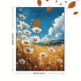 thumbnail image 3 of Qisvanset 12x16 Inch Daisy Field Canvas Wall Art, Golden Meadow Floral Scenery Rustic Nature Inspired Decor, 3 of 8