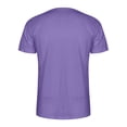 thumbnail image 4 of Yifymode Men's Waffle Knit Crew Neck Short Sleeve T-Shirt, Classic Fit Textured Breathable Casual Top Purple XL, 4 of 5