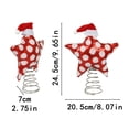 thumbnail image 3 of 3D Christmas Tree Top Star with LED Lights, Festive Three Dimensional Tree Topper Decoration, Shiny Holiday Ornament for Home Courtyard, Warm Glow Xmas Tree Top Decor for Indoor Outdoor, B, 3 of 7