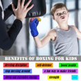 thumbnail image 2 of Gants de Boxe pour Enfants, Gants de Boxe en PU pour Enfants 3-10 Ans, 2 of 7