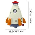 thumbnail image 3 of Ganfancp Nuevo Cohete Del Espacio Que Gira El Juguete Al Aire Libre Del Agua Que Vuela El Juguete Del Cohete Del Agua, Modelo Del Cohete Del Juguete Del Agua Que Gira Del Agua de Los Niños Del Verano, 3 of 6