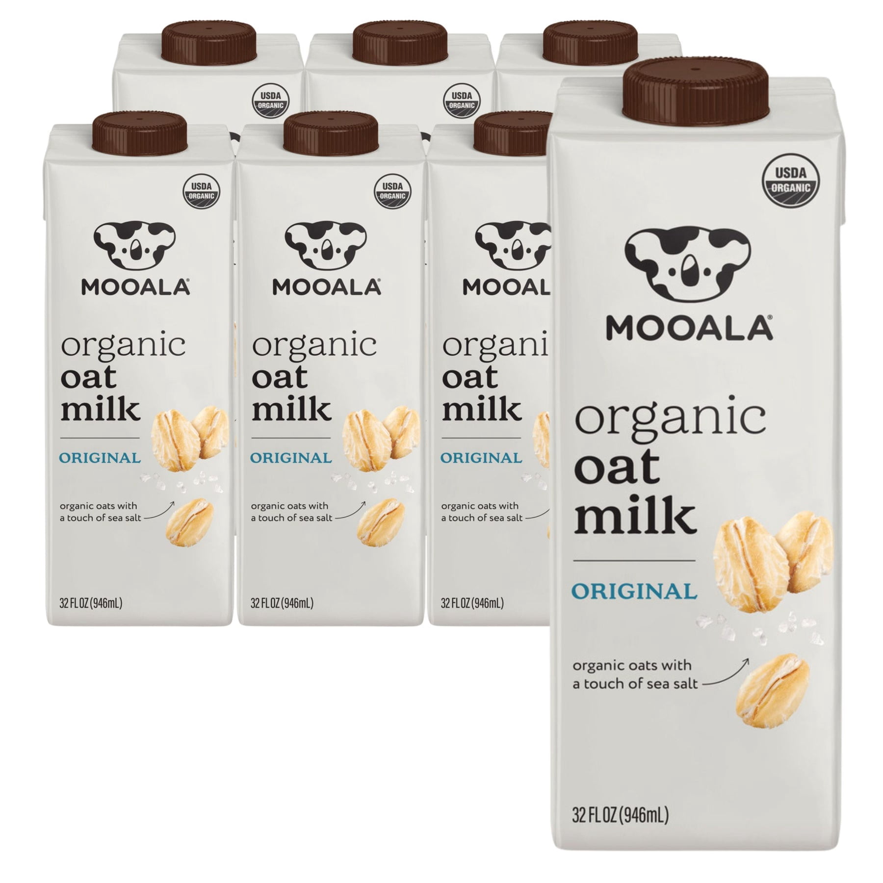 (Pack Of 6) Mooala Milk Oat Original Organic 32 Fo