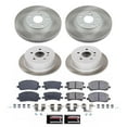 thumbnail image 2 of PowerStop Front and Rear Semi-Coated Rotor and Low-Dust Ceramic Brake Pad Kit SC4531, 2 of 3