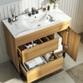 thumbnail image 6 of Uforic 36 " Bathroom Vanity with Undermount Sink, Free Standing Bathroom Storage Cabinet with 2 Drawers, Oak, 6 of 8