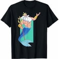 thumbnail image 1 of Disney The Little Mermaid King Triton Portrait T-Shirt All size S-3XL, 1 of 4